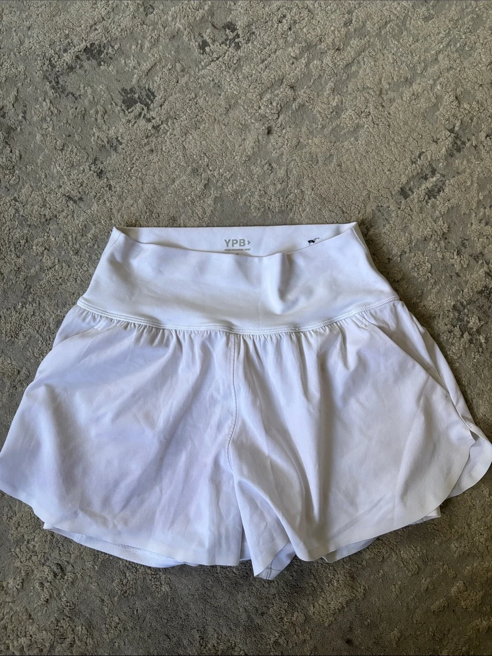 YPB White Athletic Skort with High Waist - Picture 1 of 4